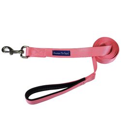 Strong durable dog leash pink 4’ Lx 3/4 w