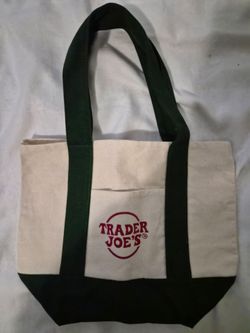 Trader Joes green mini tote