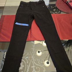 GAP True Skinny Highrise Black Jeans - used - great condition - size 26 2/R
