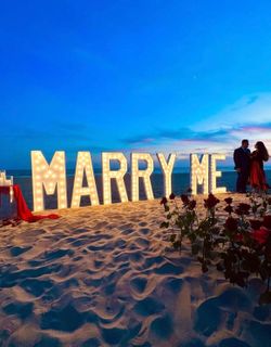 Marry me decoration