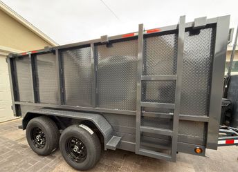 New 12ft Long Hydraulic Dump Trailer