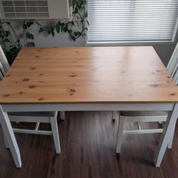 Dining Table and Two Chairs