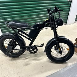 NEW Rattan LF-750 Pro FAT - tire moped style electric bicycle  (48V750W)