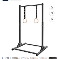 Primy Pull Up Station, 350LBS Portable Power Tower Pullup Bar Station, Pull Up Bar for Home Gym