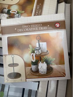 Two Tier Decorative Trays