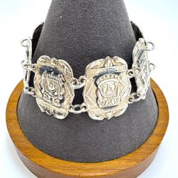 VTG Solid Sterling Silver 925 Aztec Native (120)76