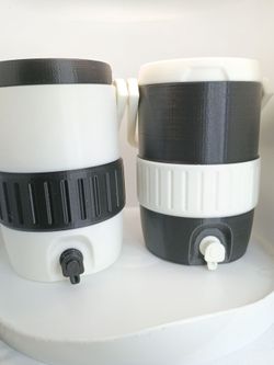 Black and white 12 o can cooler sold as a set