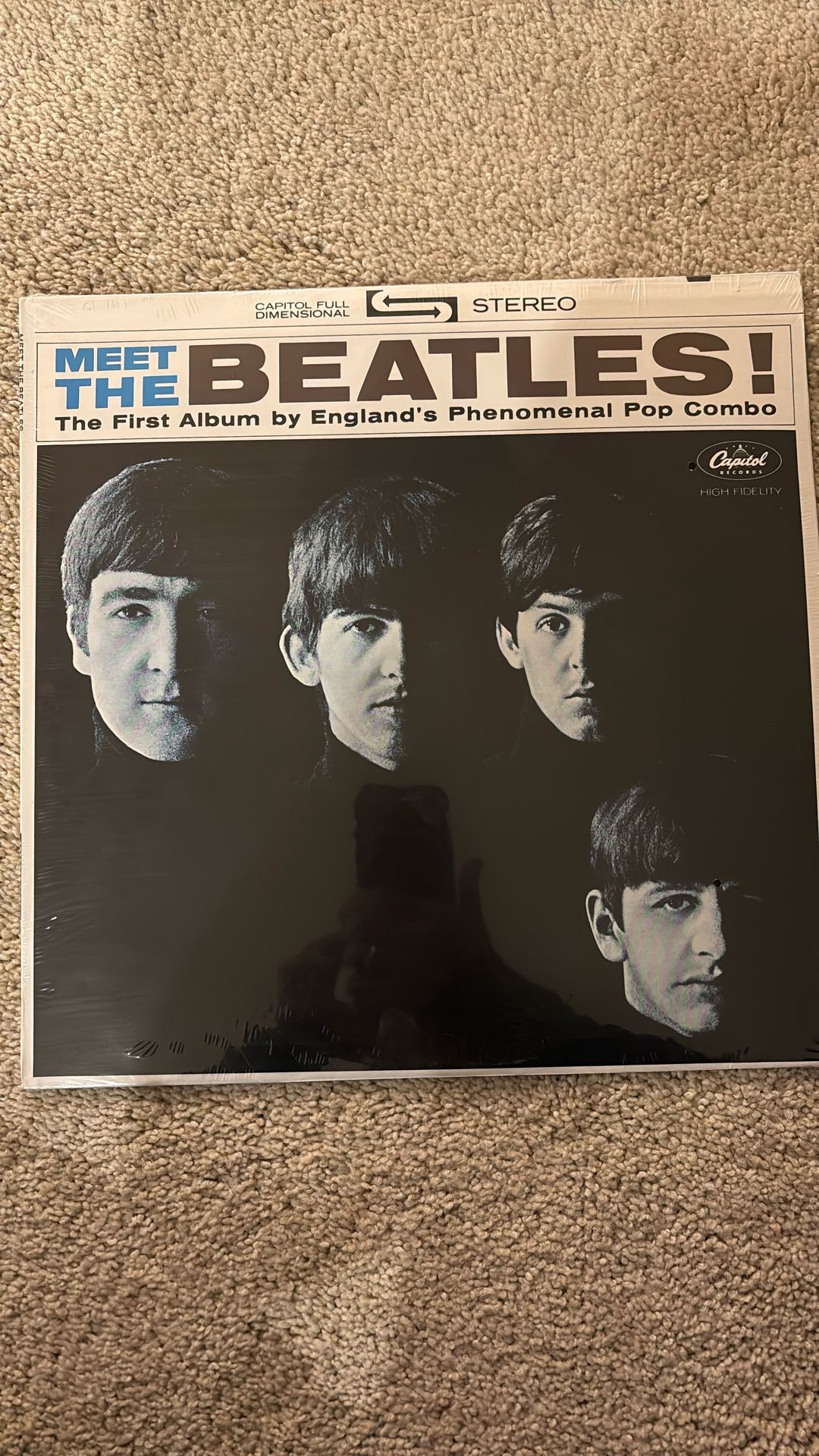 Sealed Meet The Beatles Album W/original Sam Goody Sticker