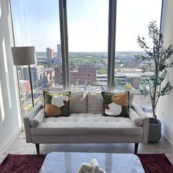 Beige Sofa – Like New