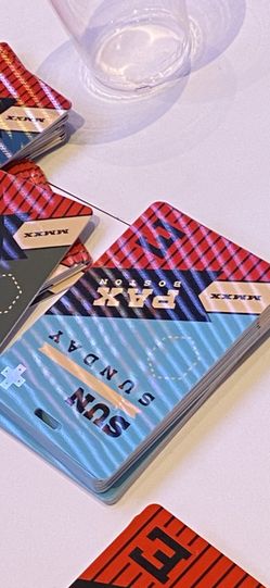 Selling Sunday Pax badges 50 each can meet at the venue