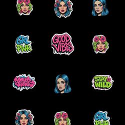 Downloadable Sticker Sheet 