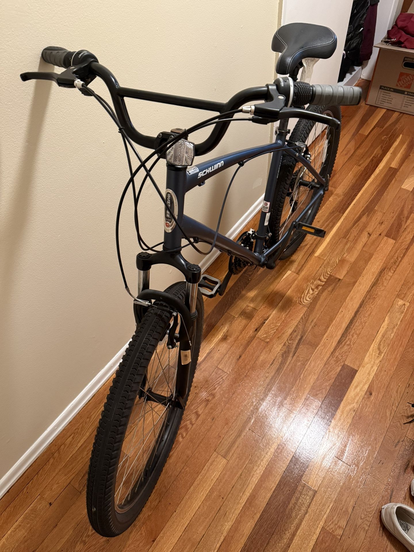 Large Blue Schwinn Fordham - Hybrid Bicycle