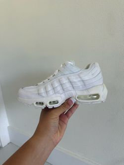 Nike Air Max 95 Triple White Sneakers