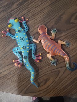 Gecko/Lizard Wall Art/Sculptures