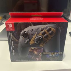 Monsters Hunter Rise Limited Editionn Nintendo Switch Controller