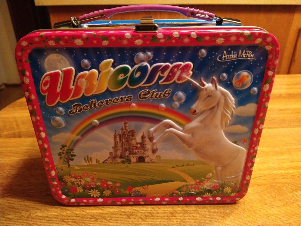 New Unicorn Metal Lunchbox