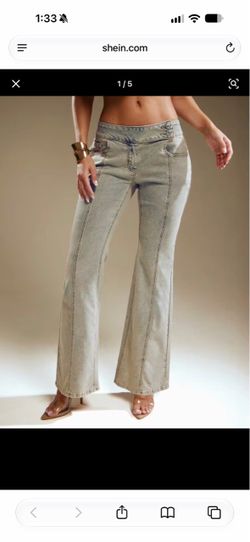 Denimoi low rise flare jeans in size 25