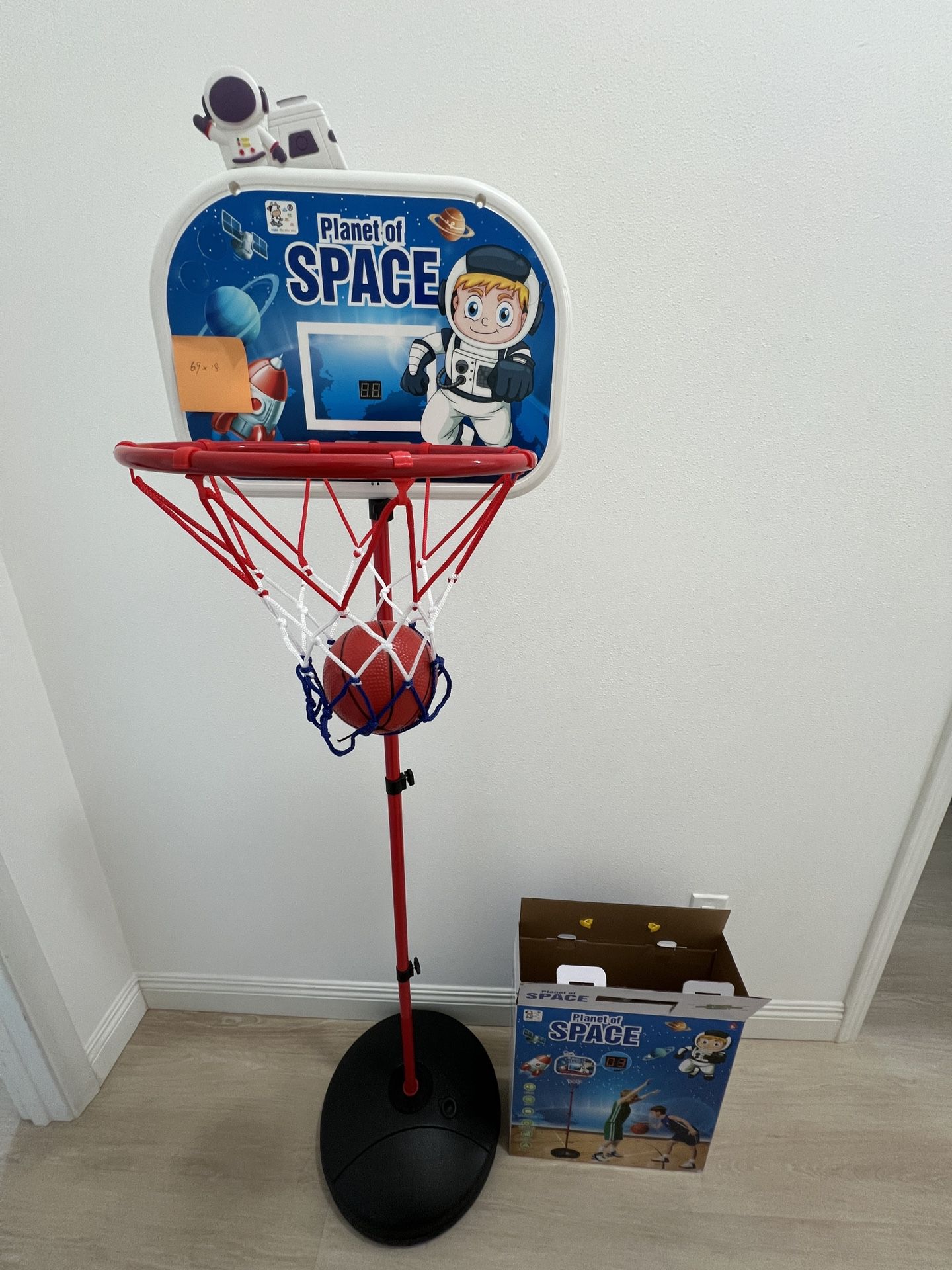 Kids' Basketball Hoop Playset - 3-in-1 Sports Center with Scoreboard, Sounds, and Balls (3+ Years) 