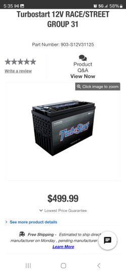 Turbo Start Audio Battery