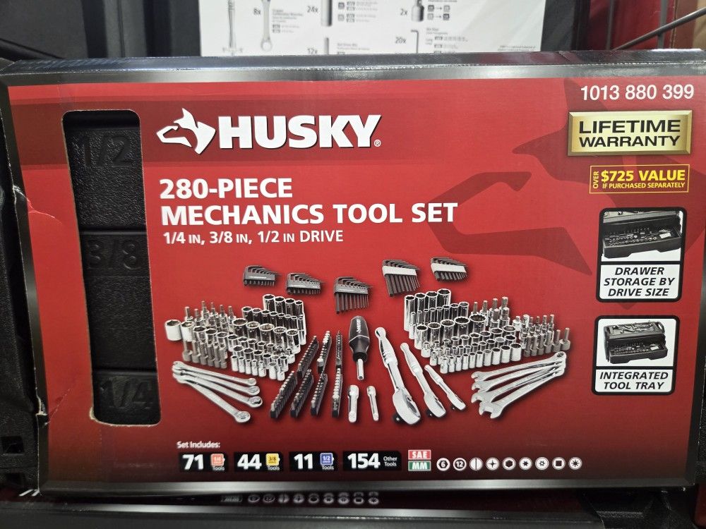 Box Tool Set 280 Piece Husky