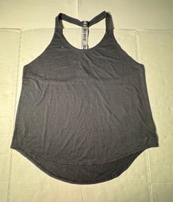 Pre Owned Good Last Photo Marks Spots I have not tried to remove marks spots  Nike Just Do It  Tank Top  Black  Women  Size Large