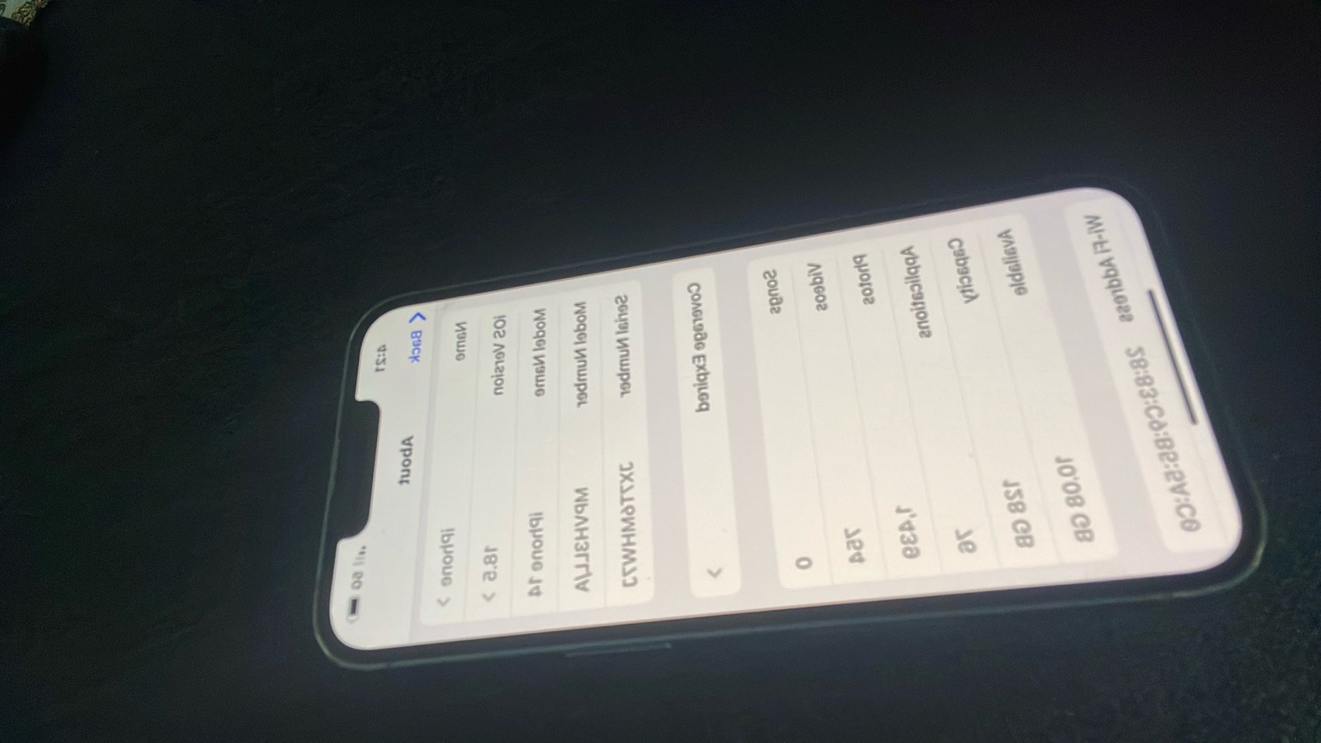 Baby blue iPhone 14