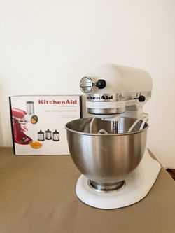 KitchenAid Mixer with Attachments.