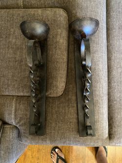 Sconces (iron) Pair