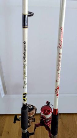 Two 7' Spin Rods and Reels