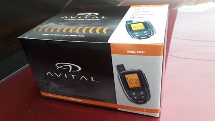 AVITAL 2 WAY CAR ALARM INSTALLED