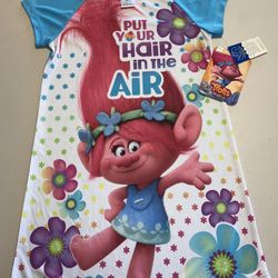 DreamWorks Girls Trolls World Tour Pajamas top shirt Size 8