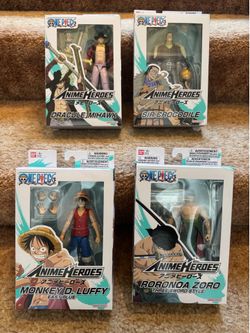 Anime Heroes “One piece “action figure lot