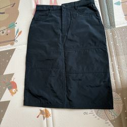 Women Wind Breaker Utility A Line Skirt 