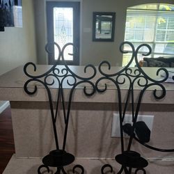 Small Set Of Candle Holders 