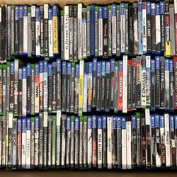 Different Collection’s Games - PS3, PS4, PS5, Xbox 360, Xbox One. 