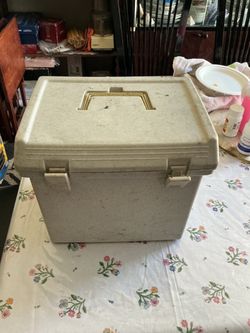 Plastic Storage Box with Locking Lid