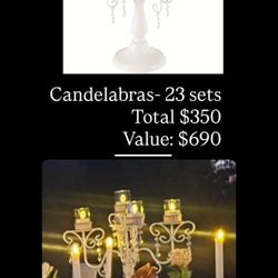 Candelabra Center Pieces