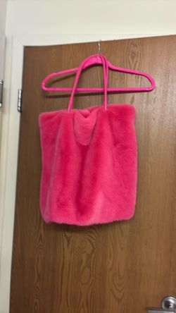 Faux Fur Hot Pink Bag