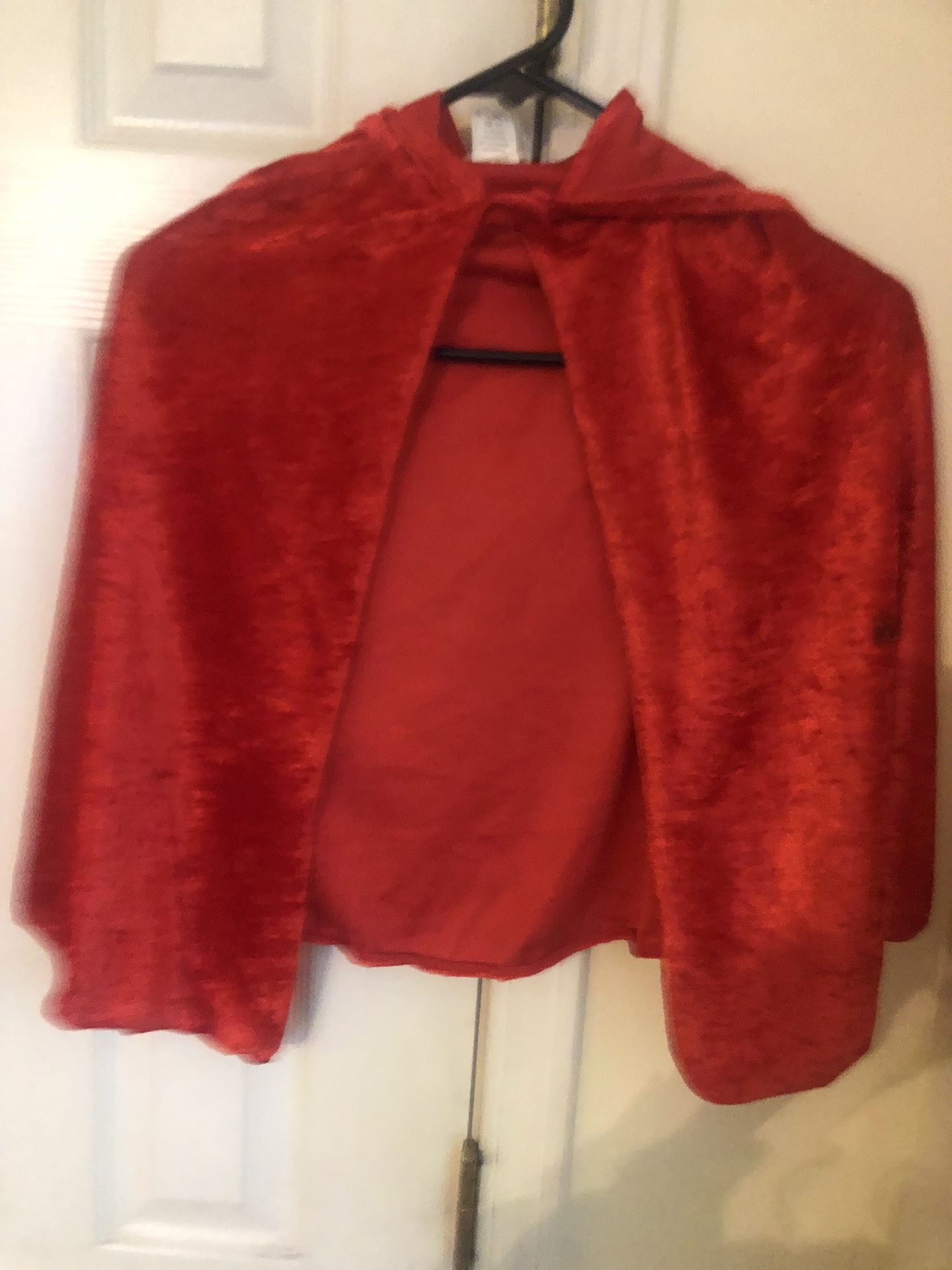Little Red Riding Good Cape Girls Size 2/3