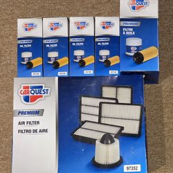 Carquest Premium Oil Filter 95149 (5) Air Filter 97352 BMW 228i 230i 330i 330e 430i 530i 530e 740e X3 X4 Z4