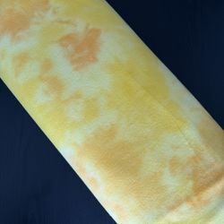 Fleece, Yellow Tie Dye Print
