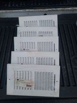 Set of Five (5) 2 way ceiling/sidewall register
