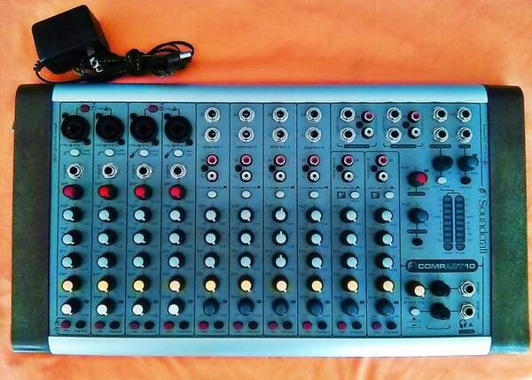 Soundcraft Compact 10, Mixer Preamp 10 Channels + Bonus, EXCELLENT...