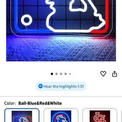 Baseball Light Up Sign 