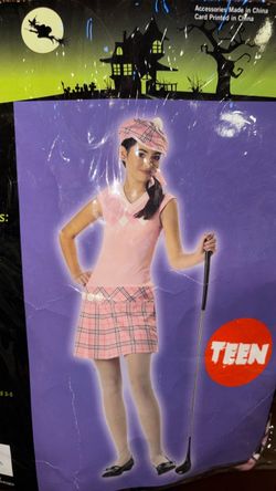 Golfer girls Teen. Halloween costume. Teen Junior 3–5. New