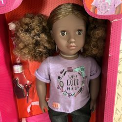 Our Generation Ashanti 18" Hair Stylist Doll