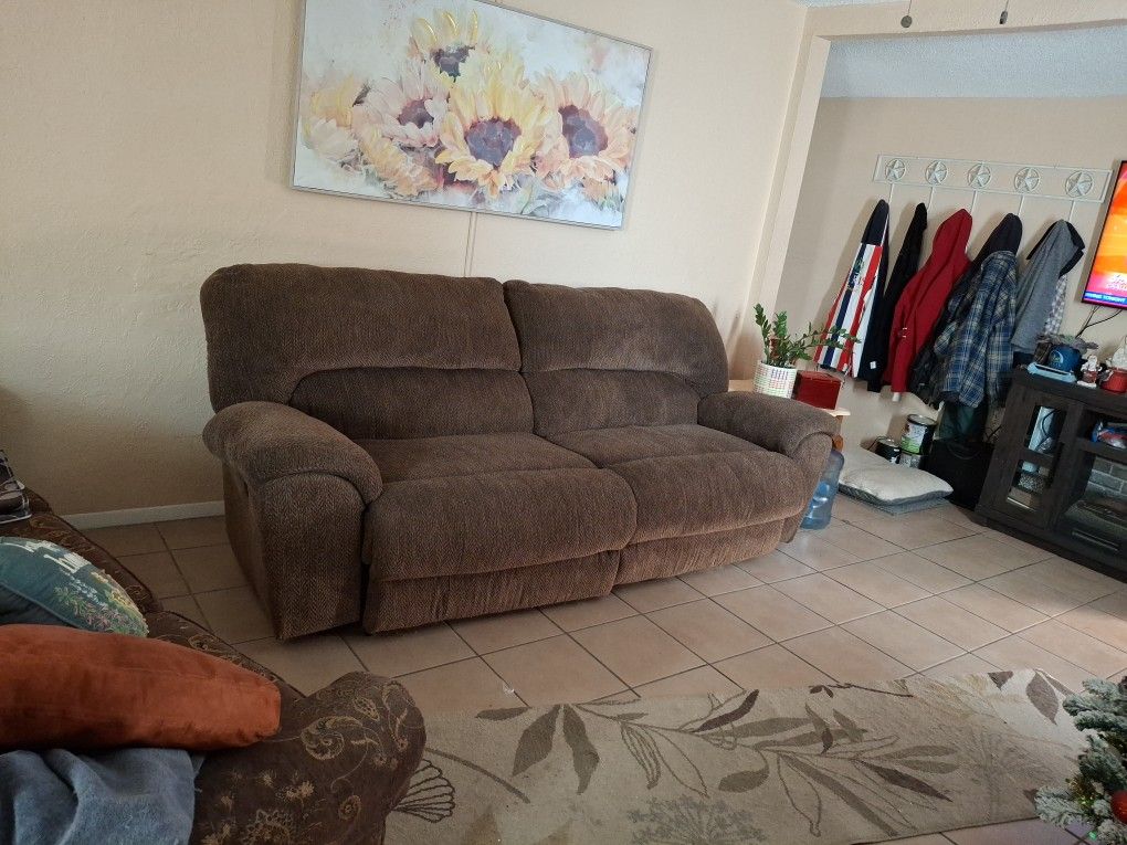 Brown Sofa Recliner