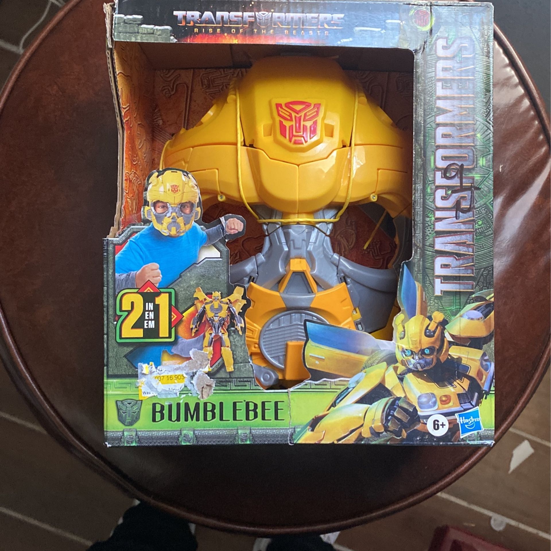 Transformers Bumblebee Mask And Action Figure Toy