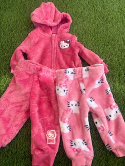 Hello Kitty Girls Fleece Hoodie and Pants Set