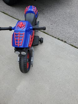 Used Kids Spider-man Motorcycle